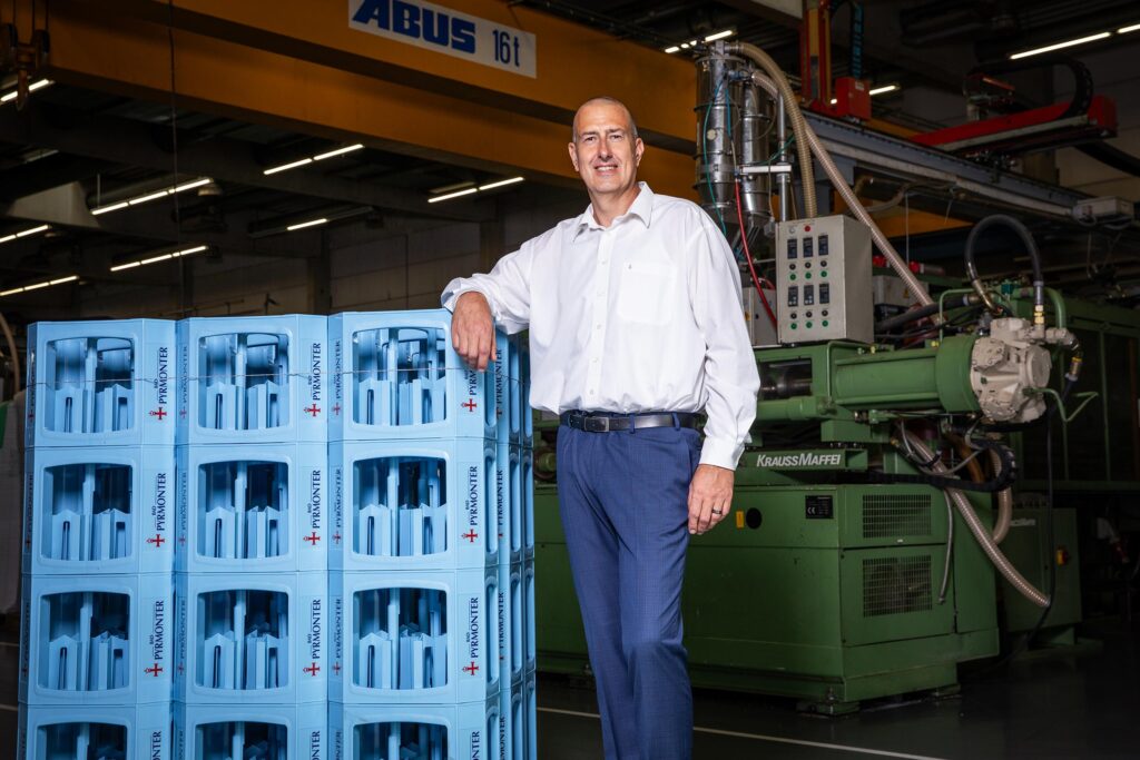 Aufnahme Christian-Uwe Seiler im Betrieb Delbrouck